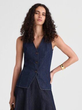 Madewell denim vest